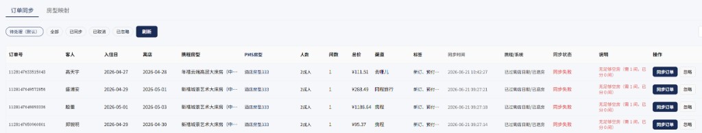 订单列表