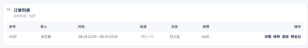 订单列表